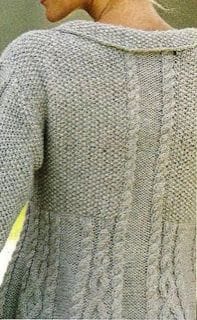 Suéter gris perla