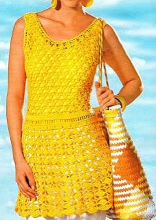 Mini vestido amarillo o largo top