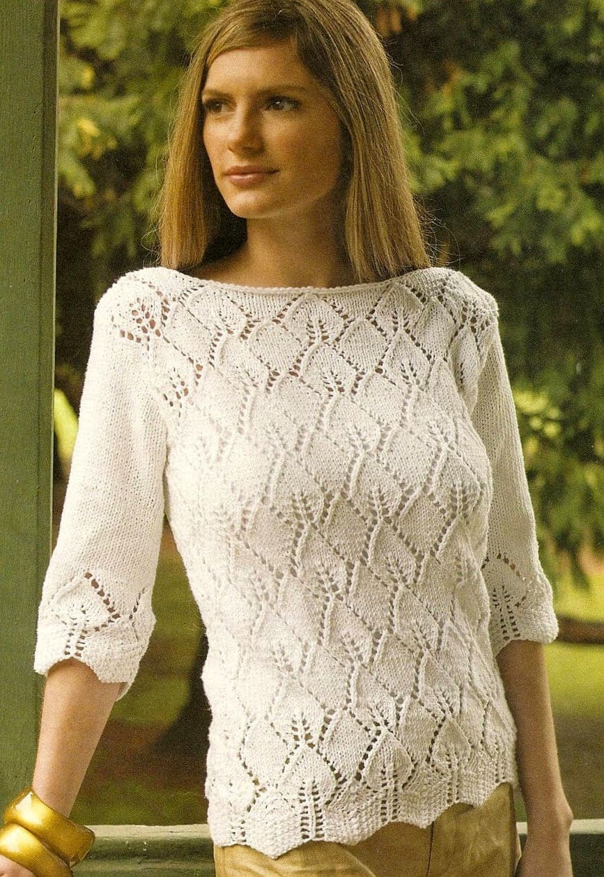 Sweater mujer rombos - TRICOT