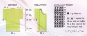 Chaleco esquema