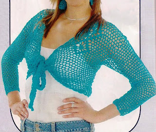 Bolero con diamantes delicada
