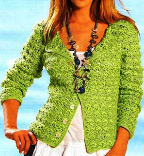 Chaqueta en verde mayo